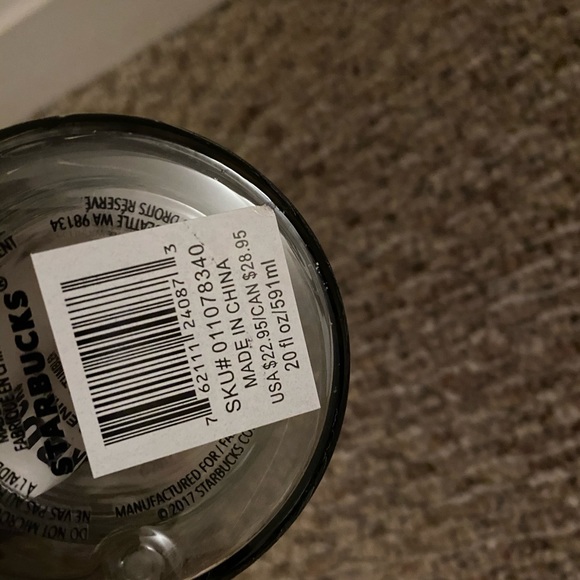 20 oz Starbucks Glass Double Wall Tumblers - Picture 2 of 3